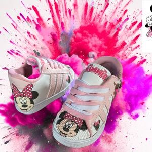 Toddler Custom Minnie Mouse Shoes sz 8C